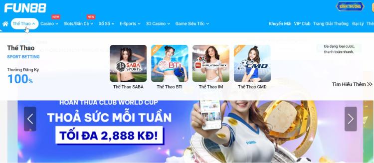 Thể thao Fun88