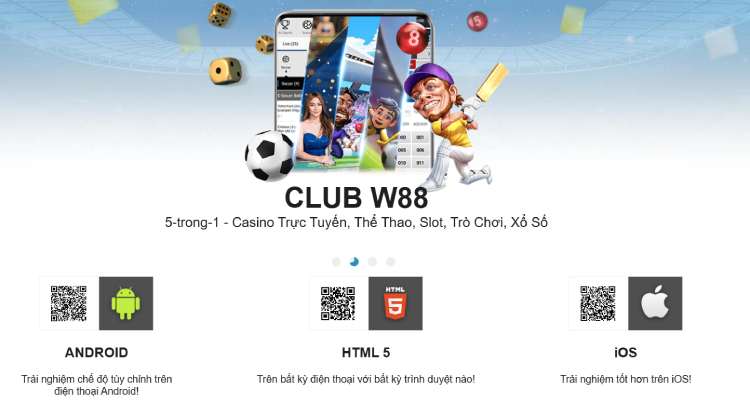 ứng dụng cược w88