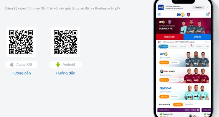 ứng dụng cược